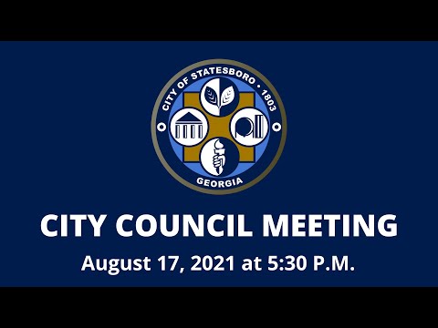 08 17 21 Council Meeting