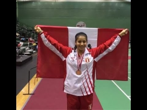 Fernanda Saponara Campeona sud de Badmintong Superdeporte Viernes 07 12 18