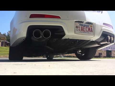 40357 Borla ProXS mufflers on 3.7L V-6 09 Acura TL