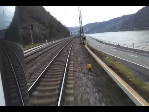 Führerstandsmitfahrt,VIAS,Flirt,Rheingau,Fst Fahrt,Loreleystadt St.Goarshausen - Esig Kaub,