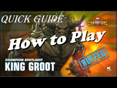 BUFFED King Groot Quick Guide | Marvel Contest of Champions