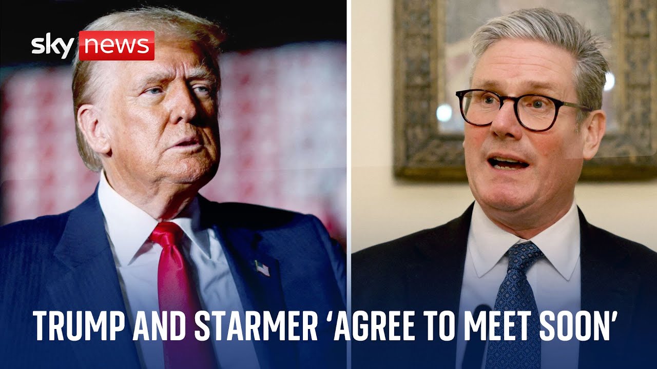 Donald Trump and Sir Keir Starmer speak on phone and 'agree to meet soon'