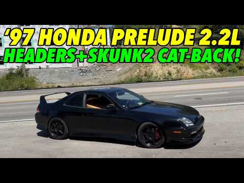 1997 Honda Prelude 2.2L w/ HEADERS & SKUNK2 MEGA POWER CAT BACK!