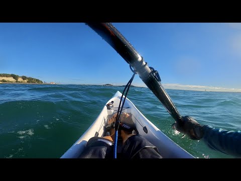 Getting used to my new surfski