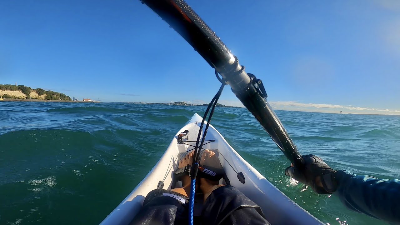 Getting used to my new surfski