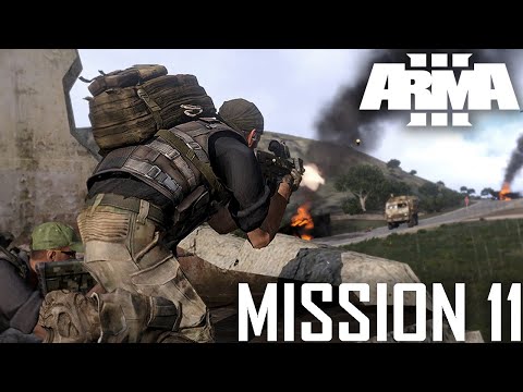 ARMA 3 Campaign walkthrough [ 2K 60+fps ] East Wind Mission 11 - Supply Network
