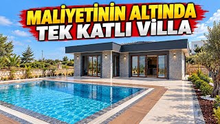 Maliyetine Tek Katlı Göl Manzaralı Villa Seyrantepe (D-301)