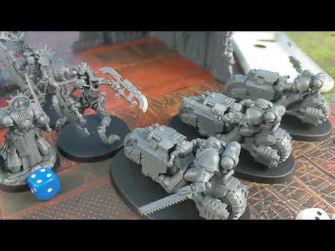 Mission 6: Final Confrontation Space Marines v Necrons - Battle report