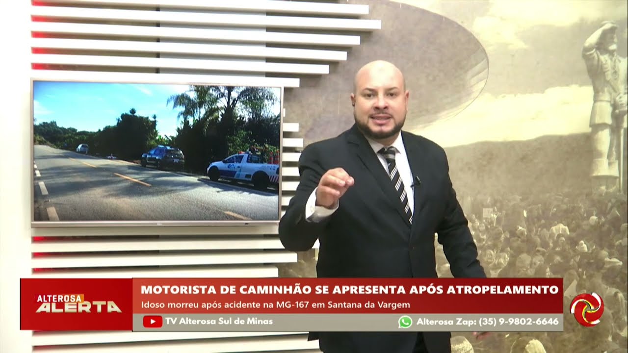 Motorista se apresenta à polícia após atropelamento em Santana da Vargem