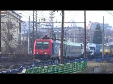 SBB. CARGO 484.014 CON RO.LA ARRIVA A NOVARA BOSCHETTO. 3 - 1 - 2015.
