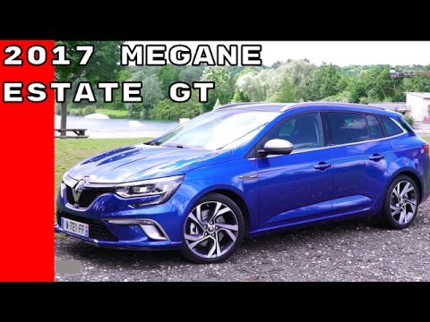 2017 Renault Megane Estate GT Test Drive and Interior