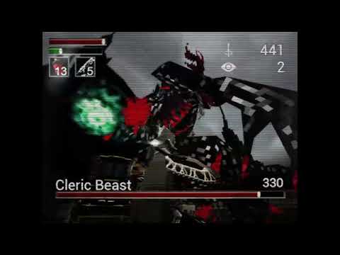 Bloodborne PSX Demake - Me vs Cleric Beast