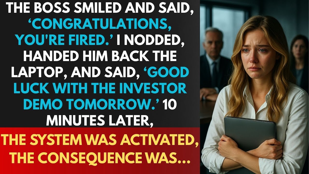 Fired By Boss Who Tried To Steal My Startup Idea—He Didn’t Know It Was A Trap. The Consequence Was..