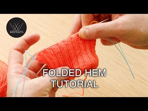 Folded Hem - Knitting Tutorial