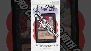 The smallest change can make a big difference. #mtg  #edh #cardgame #tcg #commander #magiccards