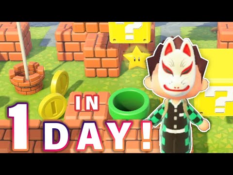 How to Get All the SUPER MARIO Animal Crossing ITEMS in One Day ► Animal Crossing: New Horizons