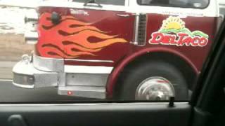 preview picture of video 'WTF?  Del Taco has its own FIRE DEPARTMENT?  Del Taco Fire Engine...'