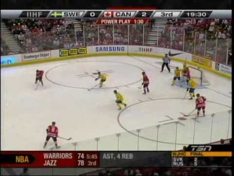 CANADA COMPLETES DRIVE FOR 5! TSN Summary Canada-Sweden 5-1 Final 01/05/09