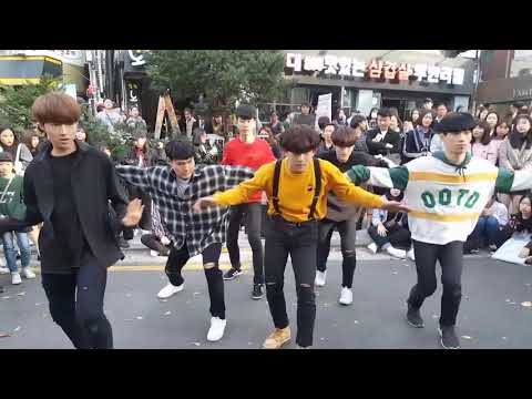 171022 Sparky - 스파키 ⚡ 'Cherry Bomb' NCT 127 (엔시티 127) 홍대 버스킹, 댄스팀, Hongdae dance team