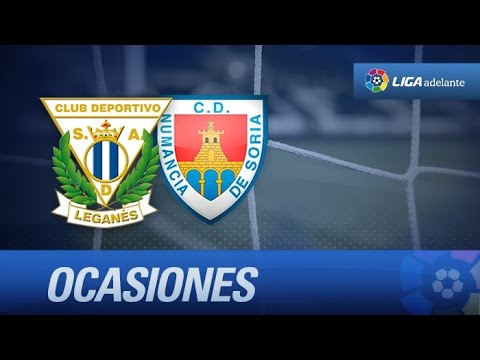 Todas las ocasiones de CD Leganés (0-0) CD Numancia