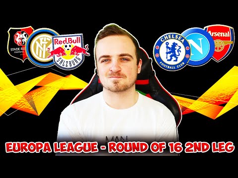 My Europa League 2018/19 ROUND OF 16 [SECOND LEG] PREDICTIONS!