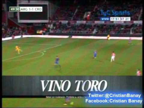 Argentina 2 Croacia 1 (Relato Osvaldo Wehbe)  Amistoso Internacional 2014