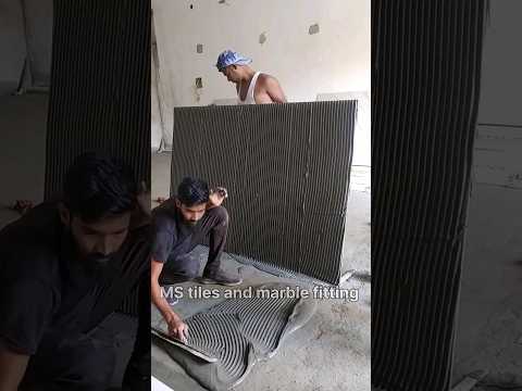 1200mm×1800mm tiles install #4×6 tiles fitting #tiles #marble #granite #viral video #ms tiles #short