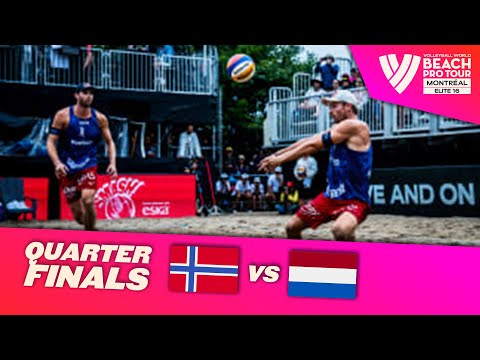 Mol/Sørum vs. Brouwer/Meeuwsen - Quarter Finals Highlights Montréal 2023 #BeachProTour