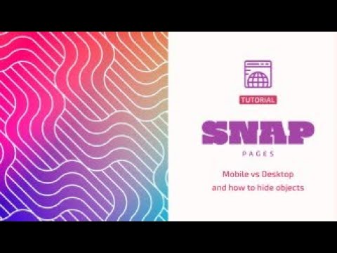 Web and Mobile View Content Editing in SnapPages