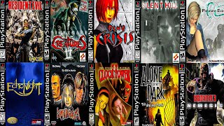 Top 30 Best PS1 HORROR Games of All Time !