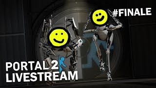 Portal 2 Co-op - ROUNDHEAD AND LONGBOI CONTINUED | TripleJump Live