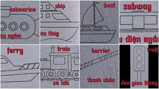 @OCHOICUABEE tô màu SUBMARINE  và TRAFFIC LIGHTS