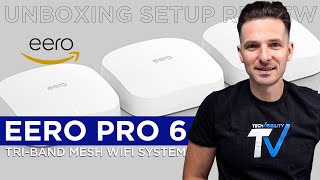 Amazon eero Pro 6 WIFI Mesh Router System Unboxing Setup Review + Speed Test