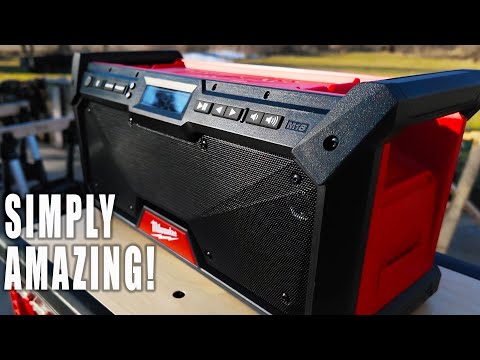 ULTIMATE JOBSITE RADIO FOR 2024! NEW MILWAUKEE M18 AM/FM RADIO