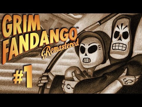 Grim Fandango Remastered Gameplay #1 - Let's Play Grim Fandango HD German