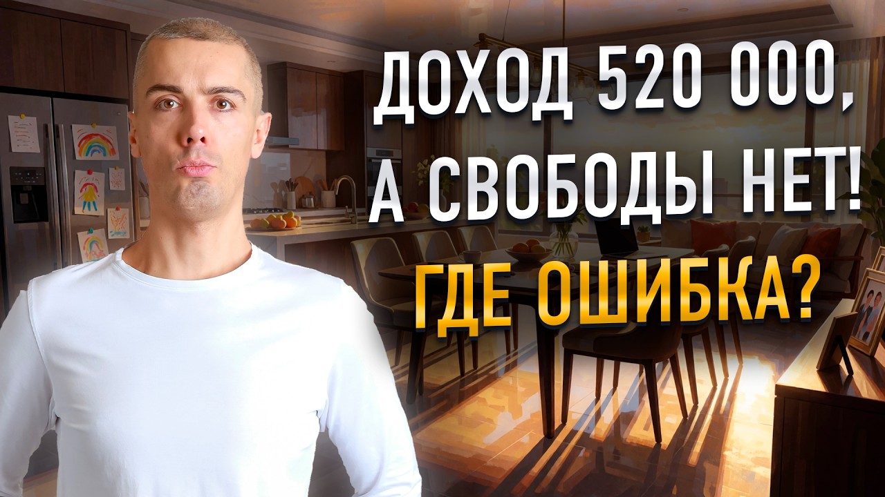 Семья зарабатывает 520 000 ₽ в месяц. Почему нет финансовой свободы?
