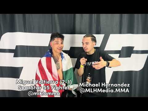 Miguel Valtierra Post Fight
