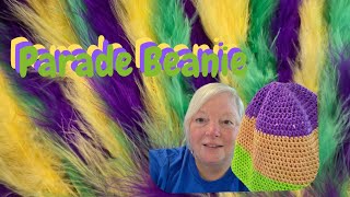 I made a no pattern beanie