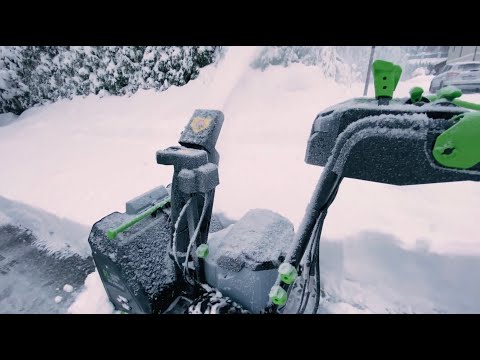 EGO Akku-Schneefräse: Tiroler-Schneetest bestanden? ⛄️🪫🔋