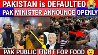 PAKISTAN IS DEFAULTED😭| PAK MINISTER ANNOUNCE OPENLY | PAKISTANI PUBLIC REACTION ON INDIA DailySwag