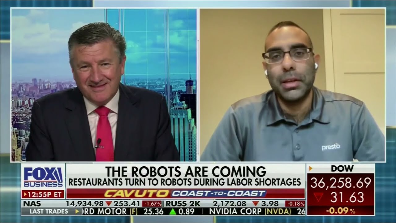 FoxBusiness News Interview with Presto's CEO Rajat Suri
