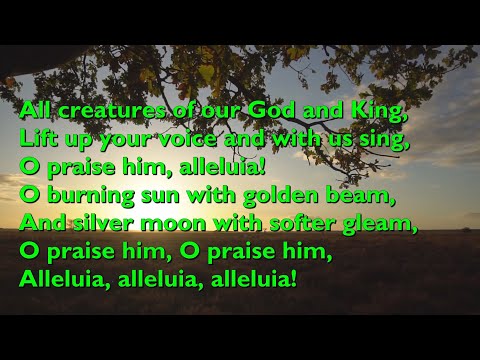 All Creatures of Our God and King (Tune: Lasst uns Erfreuen - 4vv) [with lyrics for congregations]