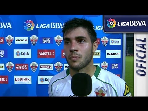 Entrevista a Carles Gil tras el Elche CF (0-1) Granada CF - HD