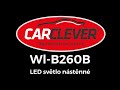 LED svetlo nástenné - 18x1W čierne / 6500K / 1450lm / 10-30V / ECER (229x60x43mm) - Video Youtube