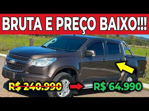 🚨 5 PICAPES MÉDIAS QUE DESPENCOU O PREÇO E VIRARAM UM NEGOCIÃO NO BRASIL! 💸
