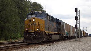 Friendly Engineer On ES44AH #3171 Leads M410 Through Collier Yard in Petersburg, VA | 04.25.25