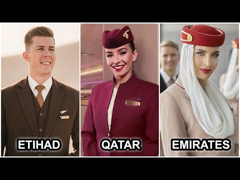 Which Airline Should You Work For? CABIN CREW Etihad | Qatar | Emirates Comparison