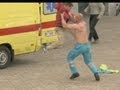 Dramatic Flashmob Type Scenes In Belgium TNT Advert