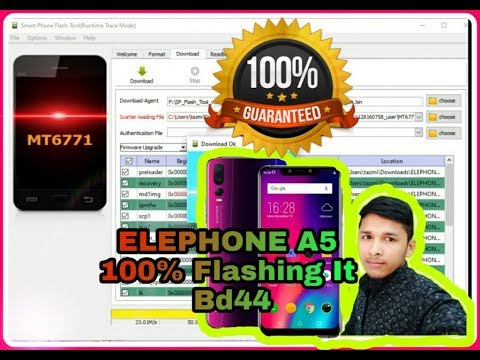 How To Flash Elephone A5 - it Bd44 2019 Video