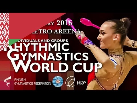 Katsiaryna HALKINA Hoop Final Rhythmic Gymnastics World Cup 2016 Espoo